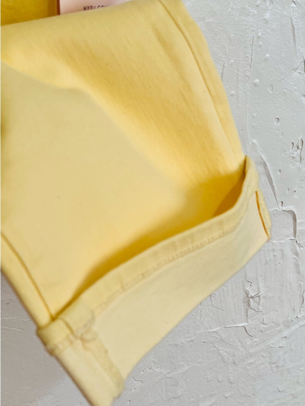 NYDJ Yellow Cropped Jeans Women’s Size 2 Lift Tuck Technology Spring Denim NWT - Picture 9 of 11